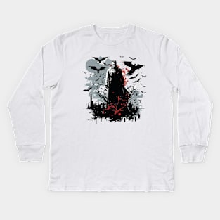 dracula Kids Long Sleeve T-Shirt